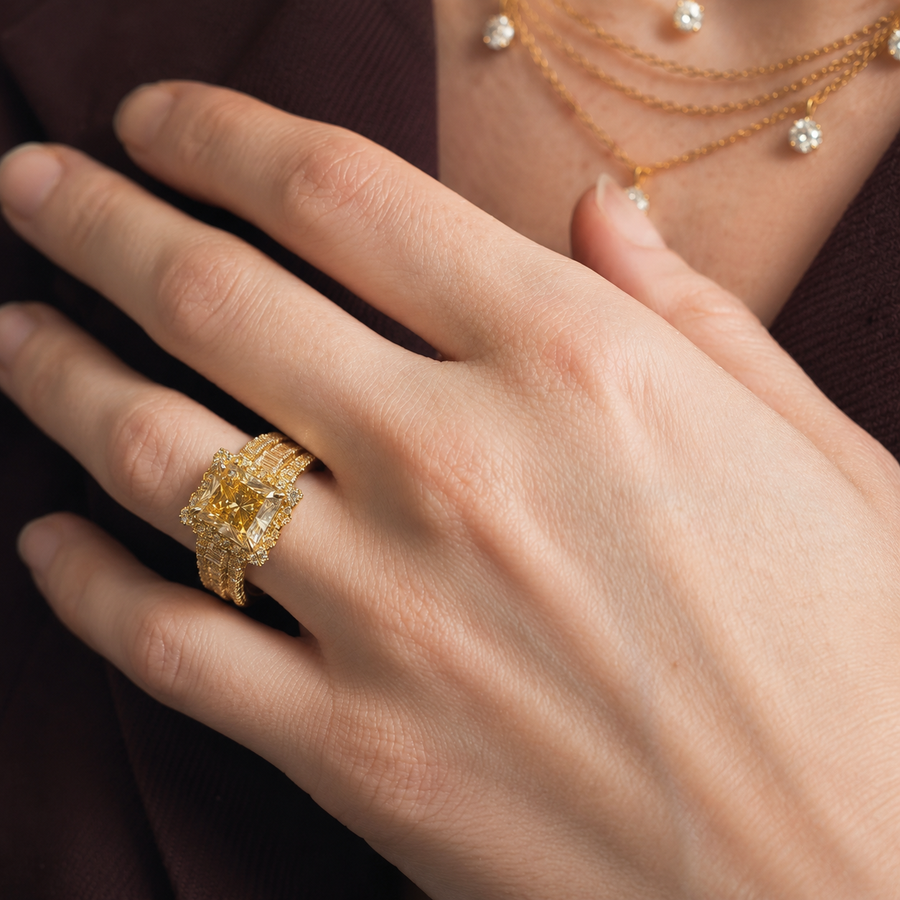 Auric Radiant Empress Ring