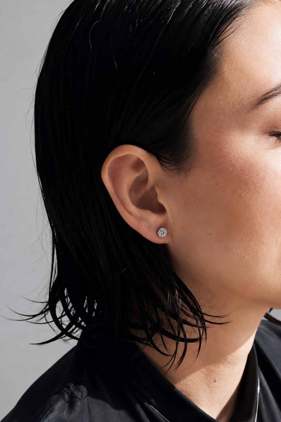 Classic Round Stud Earrings