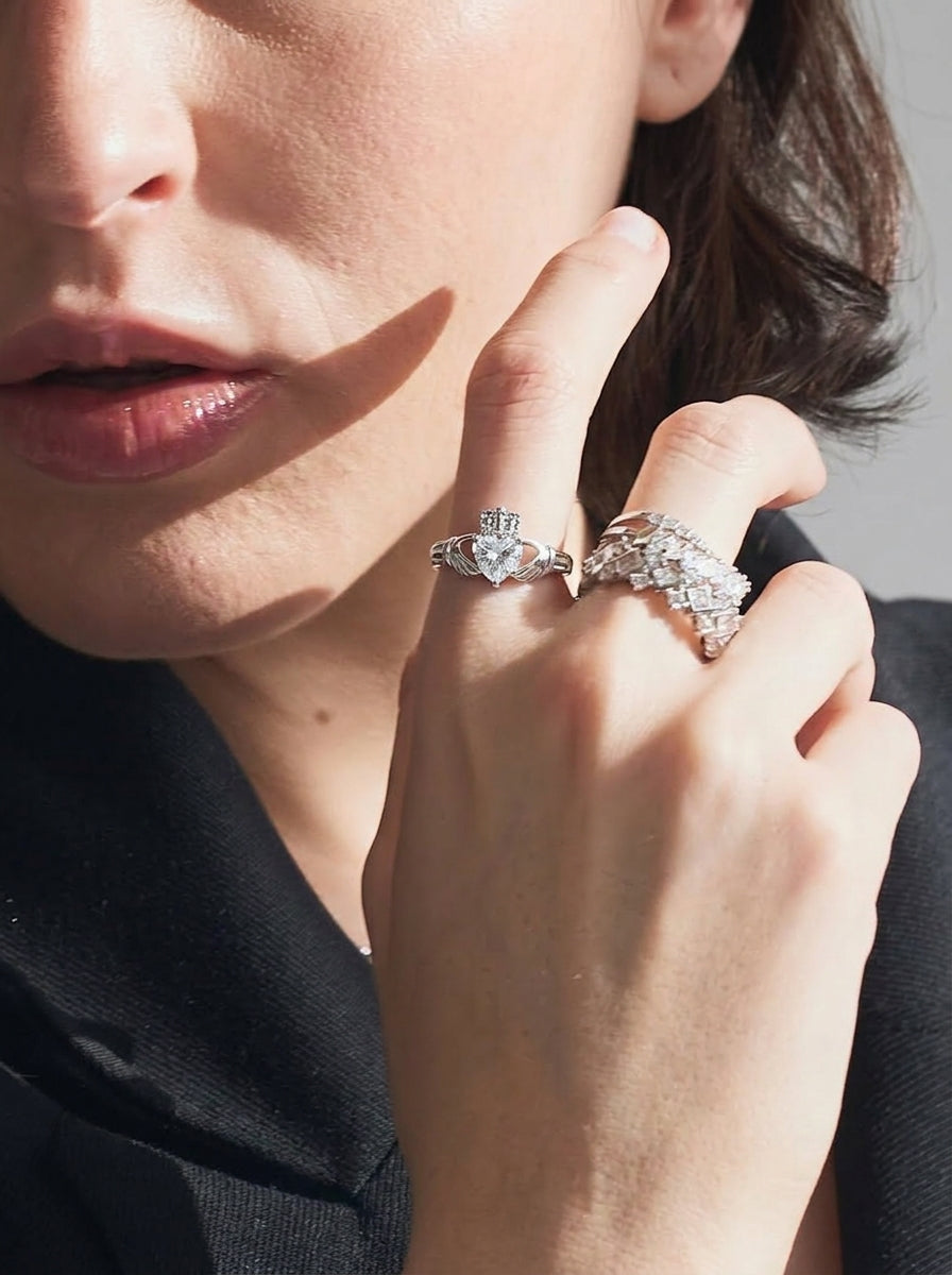 Coronet Heart Ring