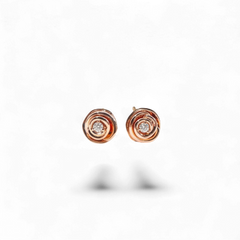 Rosette Diamond Studs