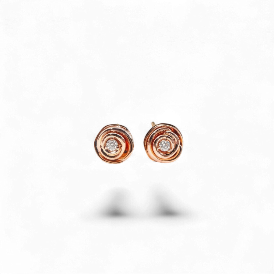 Rosette Diamond Studs