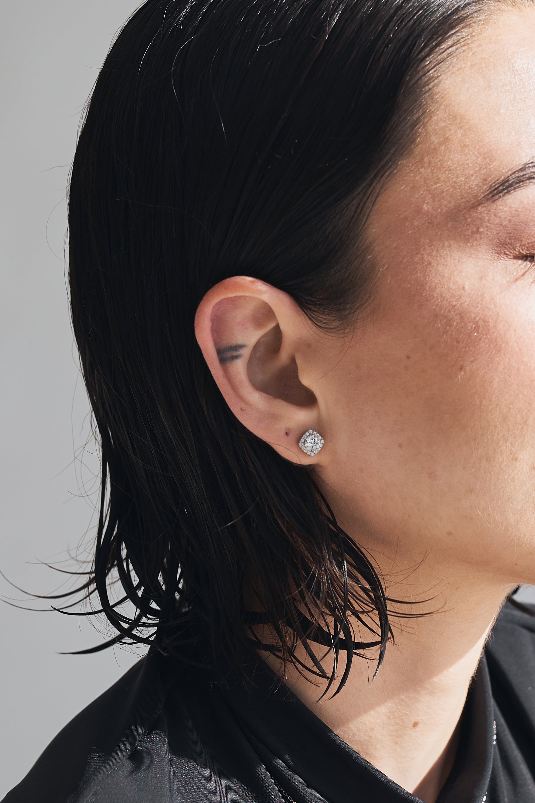 Classic Round Stud Earrings