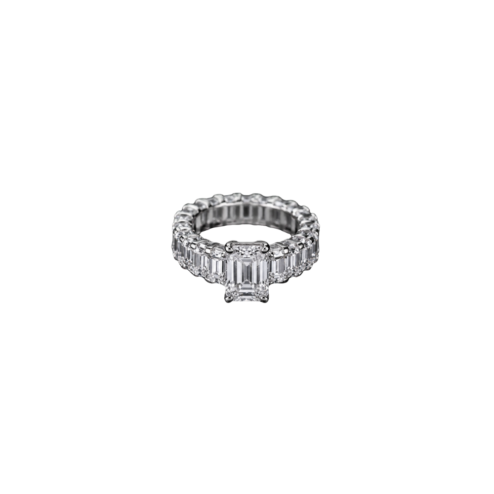 Emerald Continuum Ring