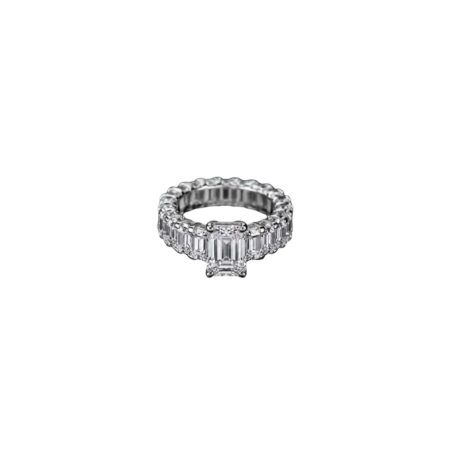 Emerald Continuum Ring