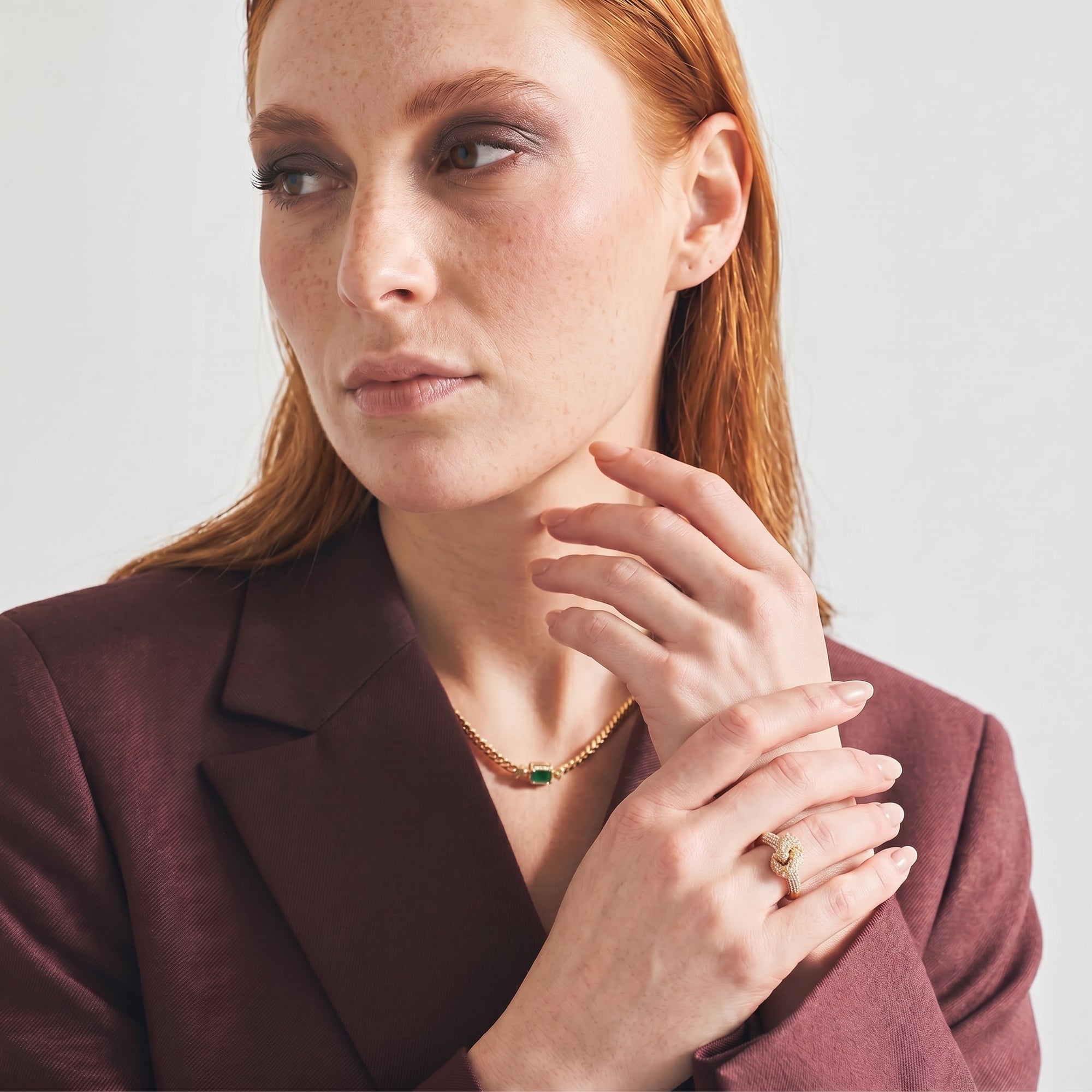 Knot Pavé Ring