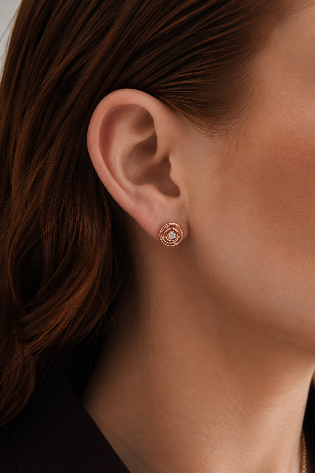 Rosette Diamond Studs