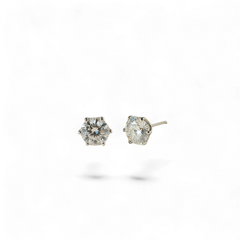 Classic Round Stud Earrings