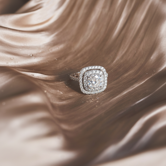 Seraphina Double Halo Ring