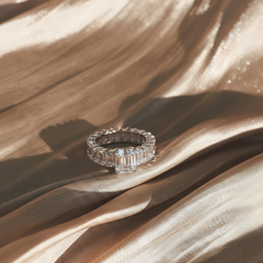 Emerald Continuum Ring