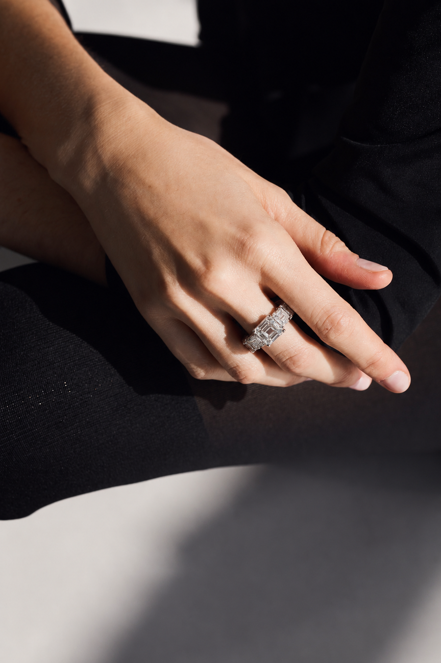 Emerald Continuum Ring