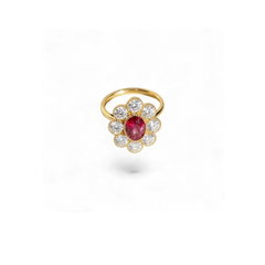 Ruby Rosette Ring